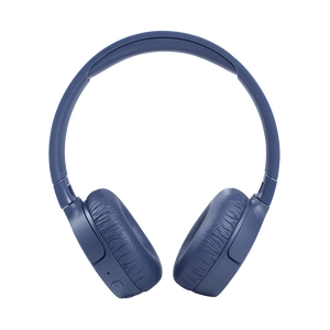 JBL Tune 660NC - Blue - Wireless, on-ear, active noise-cancelling headphones. - Front